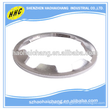 manufacturer customized high precision stainless steel lock star gasket